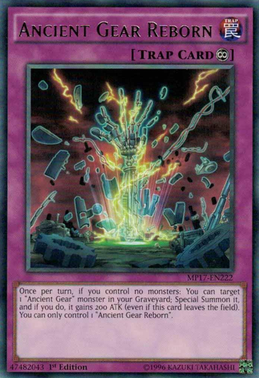 Ancient Gear Reborn [MP17-EN222] Rare 