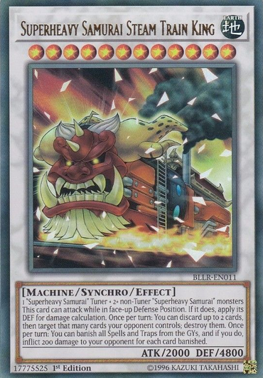 Superheavy Samurai Steam Train King [BLLR-EN011] Ultra Rare 