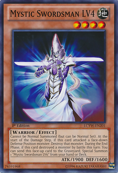 Mystic Swordsman LV4 [LCYW-EN201] Common 
