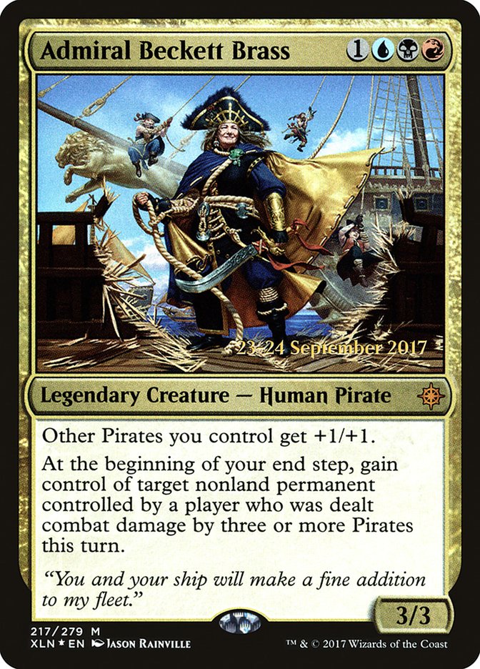 Admiral Beckett Brass [Ixalan Prerelease Promos] 