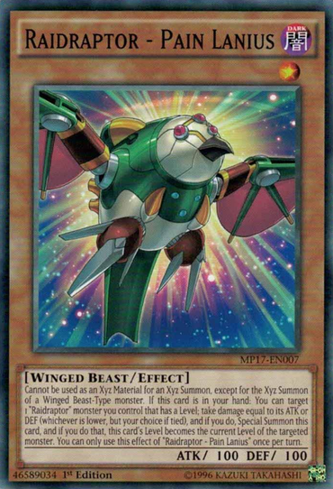Raidraptor - Pain Lanius [MP17-EN007] Common 