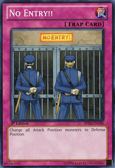 No Entry!! [BP02-EN190] Common 