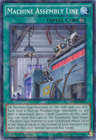 Machine Assembly Line [BP03-EN167] Shatterfoil Rare 