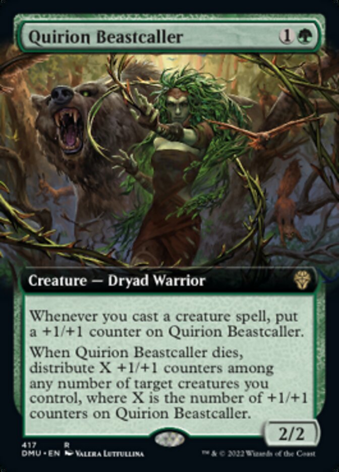 Quirion Beastcaller (Extended Art) [Dominaria United] 