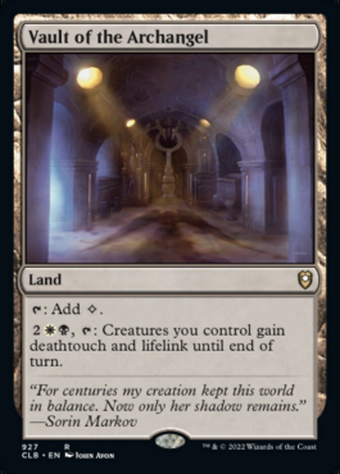 Vault of the Archangel [Commander Legends: Battle for Baldur's Gate] 