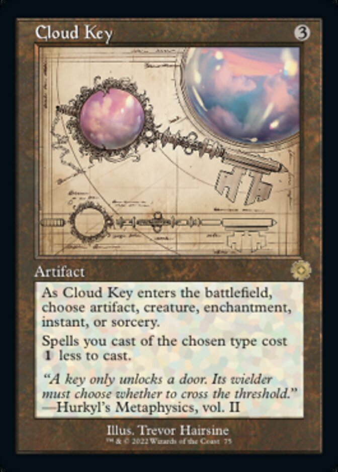 Cloud Key (Retro Schematic) [The Brothers' War Retro Artifacts] 