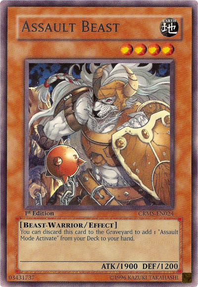 Assault Beast [CRMS-EN024] Rare 
