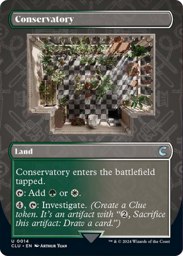 Conservatory (Borderless) [Ravnica: Clue Edition] 