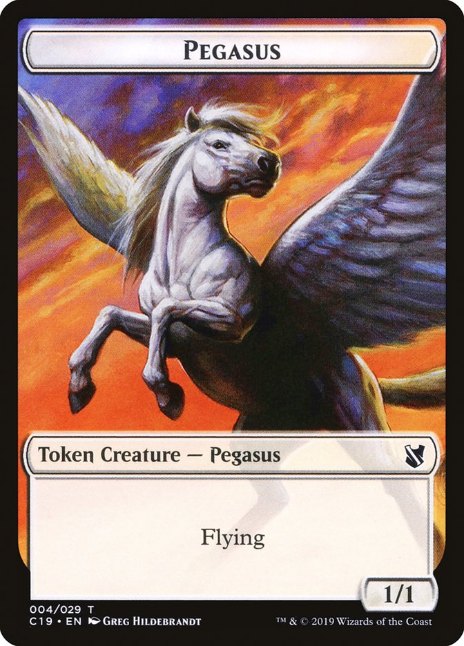 Pegasus Token [Commander 2019 Tokens] 