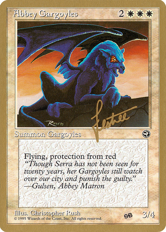 Abbey Gargoyles (Bertrand Lestree) (SB) [Pro Tour Collector Set] 