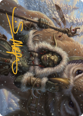 Owlbear Shepherd Art Card (Gold-Stamped Signature) [Commander Legends: Battle for Baldur's Gate Art Series] 