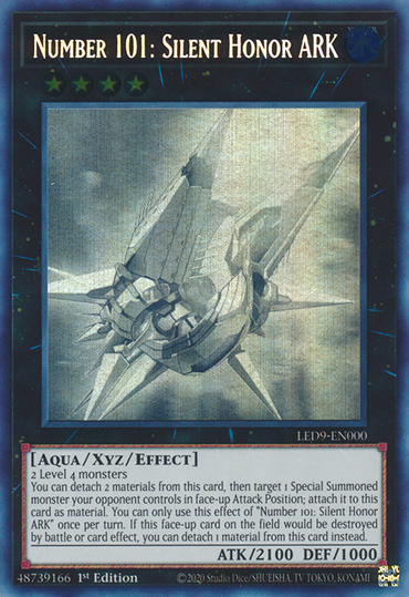 Number 101: Silent Honor ARK [LED9-EN000] Ghost Rare 