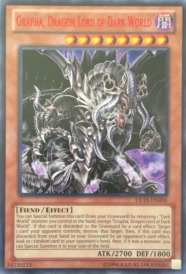 Grapha, Dragon Lord of Dark World (Red) [DL18-EN006] Rare 