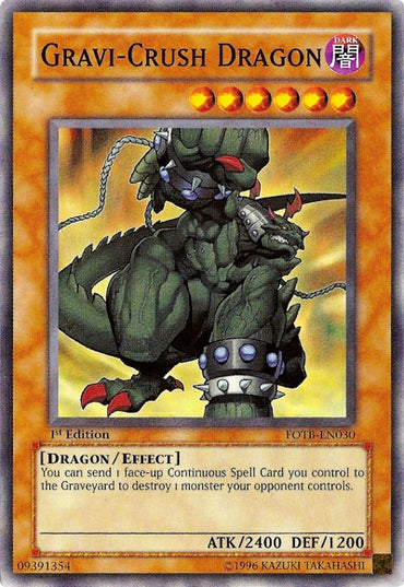 Gravi-Crush Dragon [FOTB-EN030] Common 