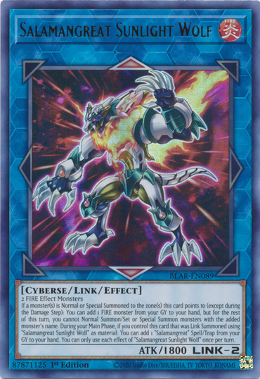 Salamangreat Sunlight Wolf [BLAR-EN089] Ultra Rare 