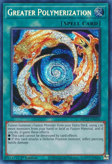 Greater Polymerization [MP22-EN050] Prismatic Secret Rare 