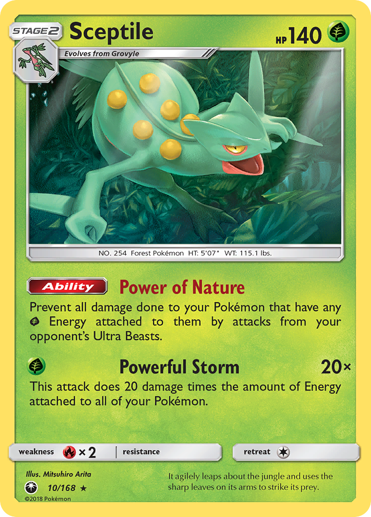 Sceptile (10/168) [Sun & Moon: Celestial Storm]