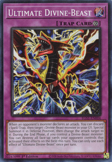 Ultimate Divine-Beast [EGS1-EN004] Super Rare 