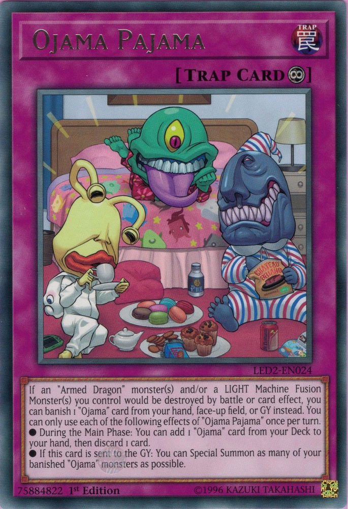 Ojama Pajama [LED2-EN024] Rare 