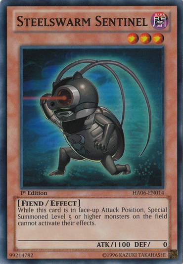 Steelswarm Sentinel [HA06-EN014] Super Rare 