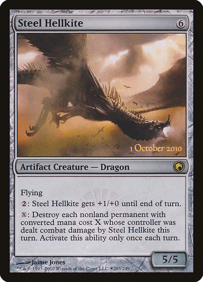 Steel Hellkite [Scars of Mirrodin Prerelease Promos] 