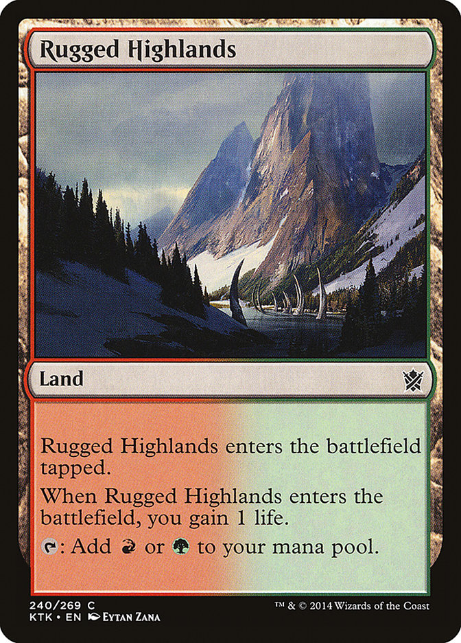 Rugged Highlands [Khans of Tarkir] 