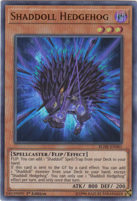Shaddoll Hedgehog [BLHR-EN081] Ultra Rare 