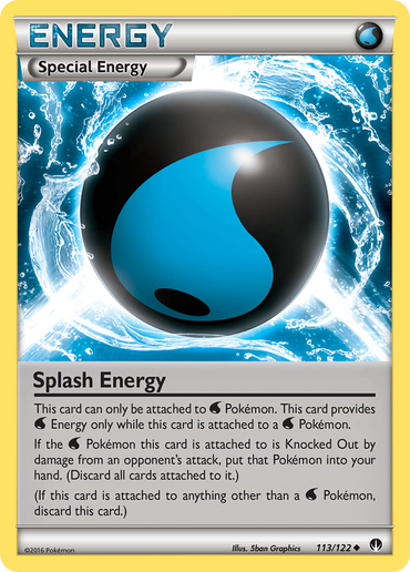 Splash Energy (113/122) [XY: BREAKpoint]