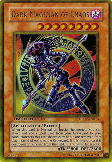 Dark Magician of Chaos [GLD1-EN016] Gold Rare 