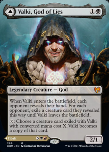 Valki, God of Lies // Tibalt, Cosmic Impostor (Borderless) [Kaldheim] 