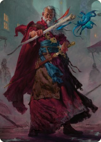 Elminster Art Card (64) [Commander Legends: Battle for Baldur's Gate Art Series] 