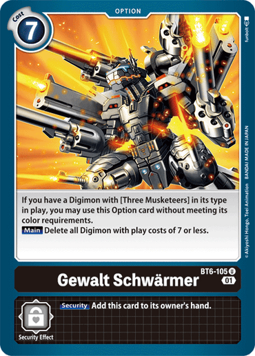 Gewalt Schwarmer [BT6-105] [Double Diamond]