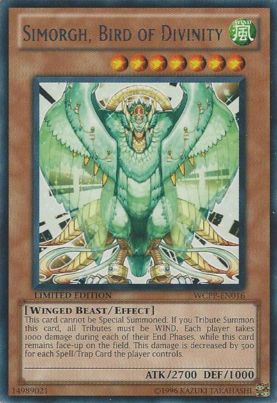 Simorgh, Bird of Divinity [WCPP-EN016] Rare 