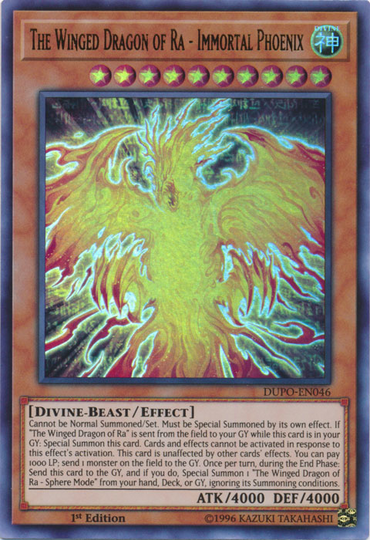 The Winged Dragon of Ra - Immortal Phoenix [DUPO-EN046] Ultra Rare 