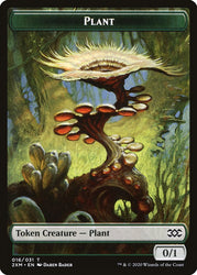 Clue // Plant Double-Sided Token [Double Masters Tokens] 