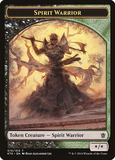 Spirit Warrior Token [Khans of Tarkir Tokens] 