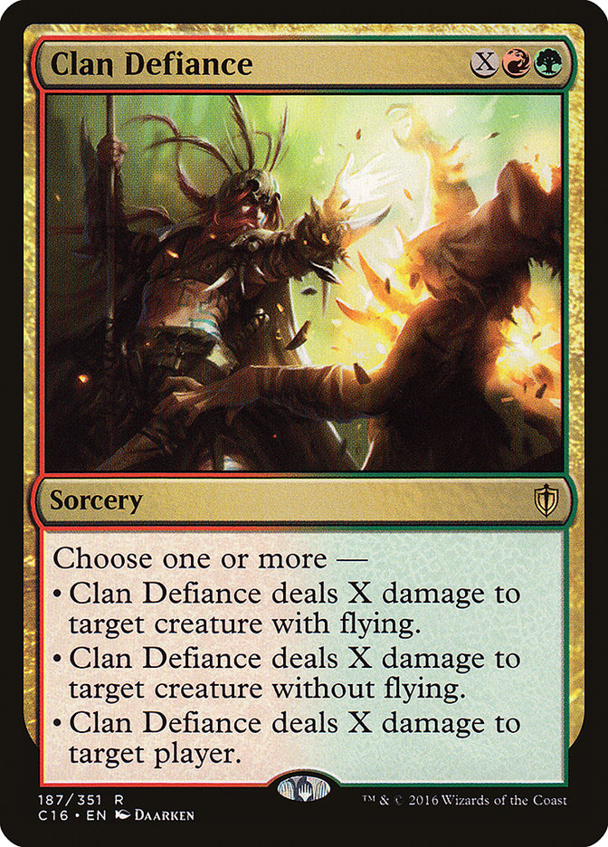 Clan Defiance [Commander 2016] 