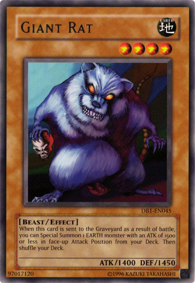 Giant Rat [DB1-EN045] Rare 
