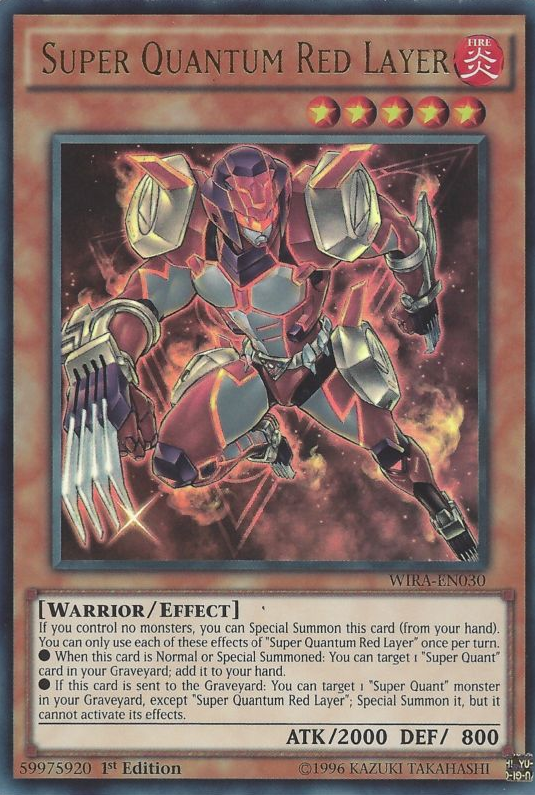 Super Quantum Red Layer [WIRA-EN030] Ultra Rare 
