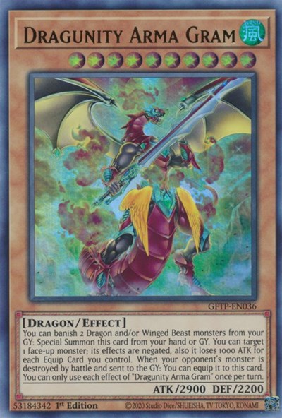 Dragunity Weapon Gram [GFTP-EN036] Ultra Rare 