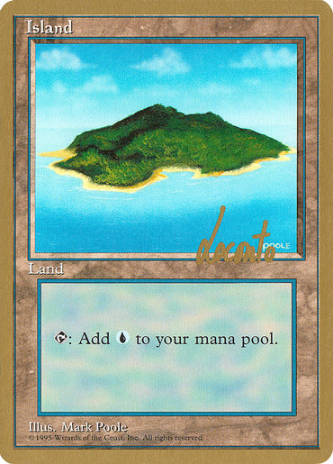 Island (ml367) (Michael Loconto) [Pro Tour Collector Set] 