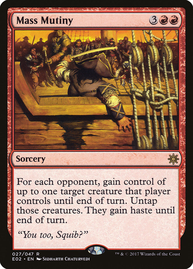 Mass Mutiny [Explorers of Ixalan] 