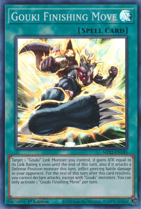 Gouki Finishing Move [MP22-EN185] Super Rare 