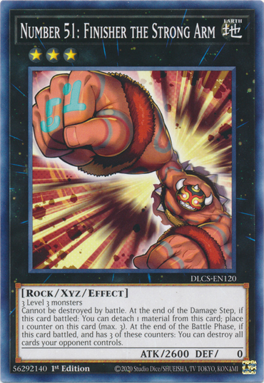 Number 51: Finisher the Strong Arm [DLCS-EN120] Common 