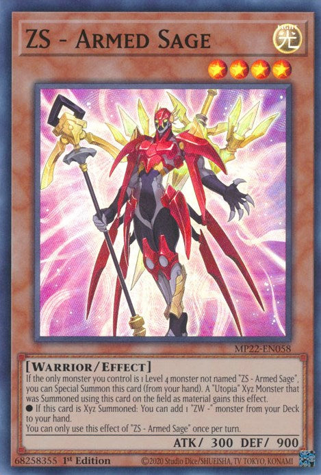 ZS - Armed Sage [MP22-EN058] Super Rare 