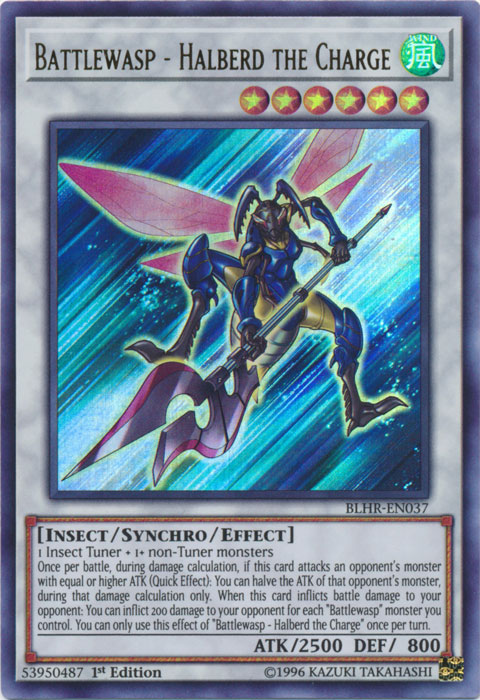Battlewasp - Halberd the Charge [BLHR-EN037] Ultra Rare 