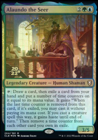 Alaundo the Seer [Commander Legends: Battle for Baldur's Gate Prerelease Promos] 