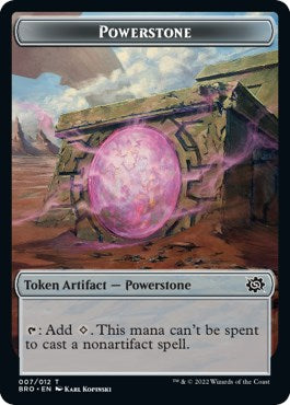 Servo // Powerstone Double-Sided Token [The Brothers' War Commander Tokens] 