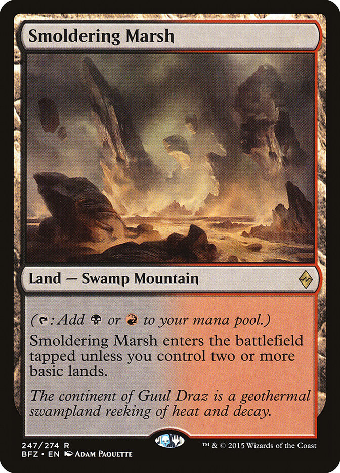 Smoldering Marsh [Battle for Zendikar] 