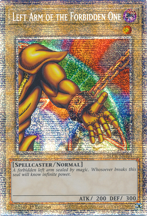 Left Arm of the Forbidden One [BLCR-EN105] Starlight Rare 